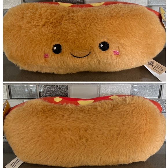 🌭Foodie Friends HOT DIGGITY Plush Series 1 Kawaii / Mini Pillow Cushion 9” NEW - Picture 1 of 16